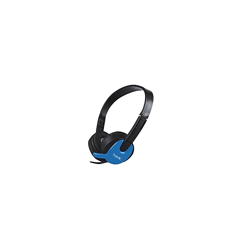Casque Micro Jack 2.5 mm Bleu & Noir 24.2 x 20 x 6.4 cm 200 g HV-H607D